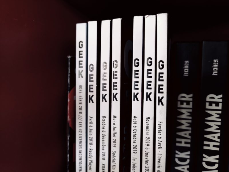 Mise à disposition des anciens numéros de GEEK magazine, on continue !